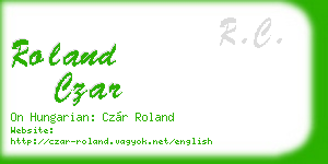 roland czar business card